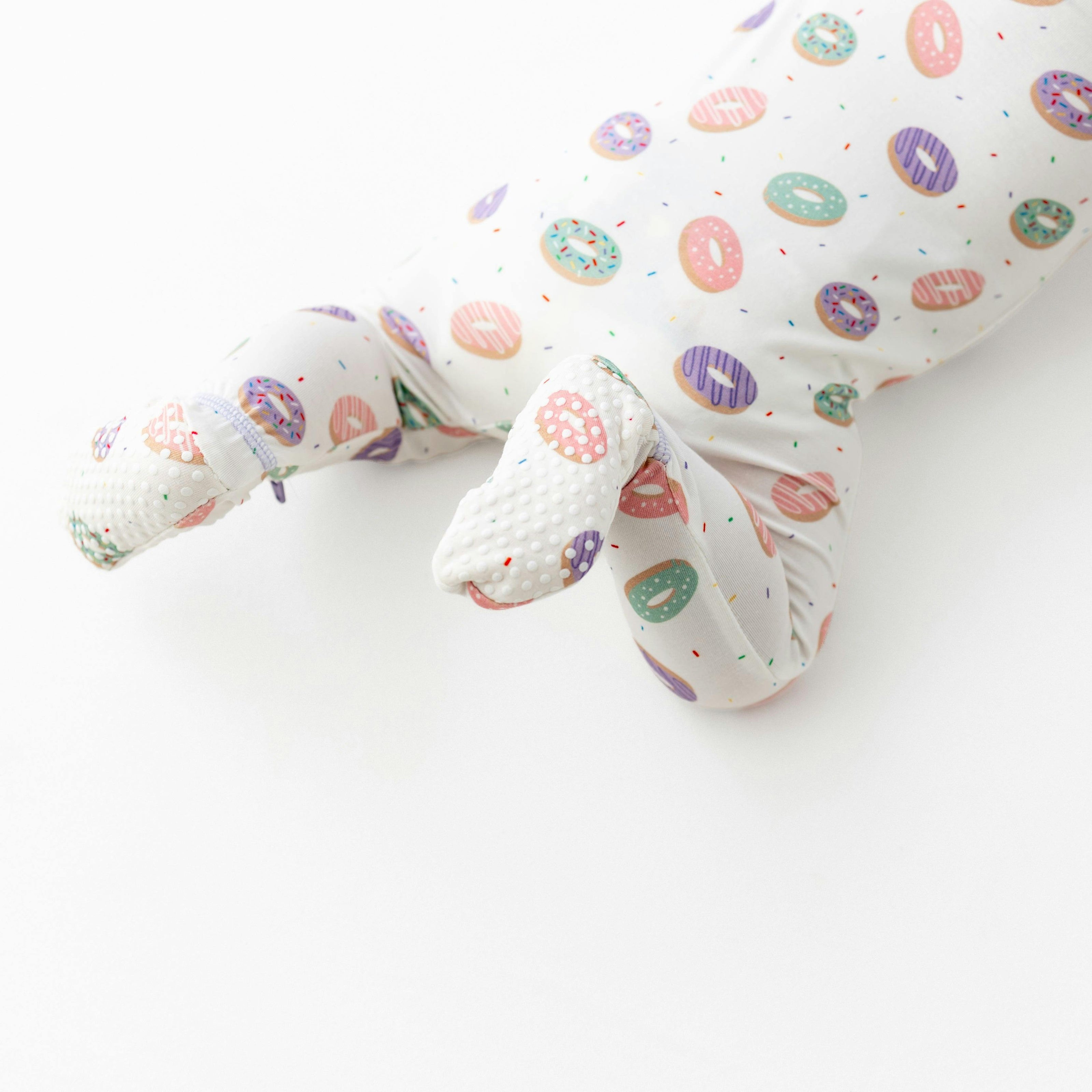 Donuts Zippered Footie