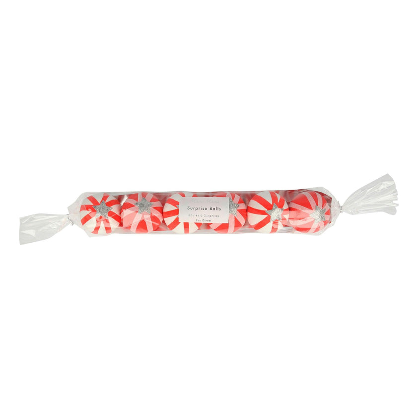 Peppermint Candy Surprise Balls