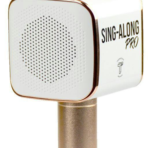 Sing-along PRO 3 Rose Gold Karaoke Microphone & Bluetooth Speaker