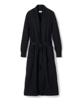 Women's Pima Jacquard Ophelia Robe in Black