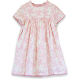 Girls Amy dress with Lace trim | Sunwashed Pink