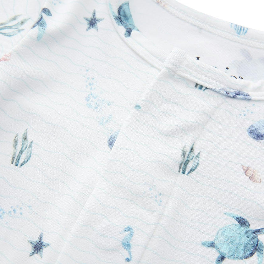Bamboo Baby Pyjama Sleepsuit - Le Bleu