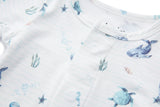 Bamboo Baby Pyjama Sleepsuit - Le Bleu