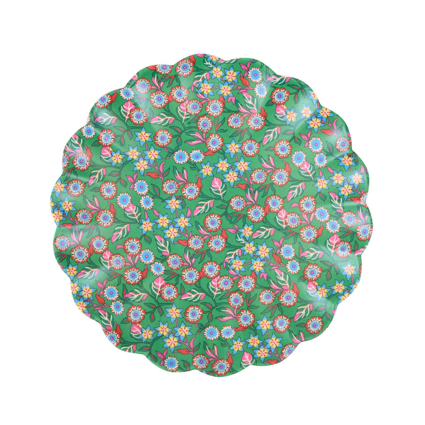 Meri Meri x Liberty Red & Green Reusable Small Plates