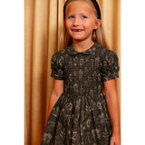 Mini Keegan Dress in Green Vintage Bouquet