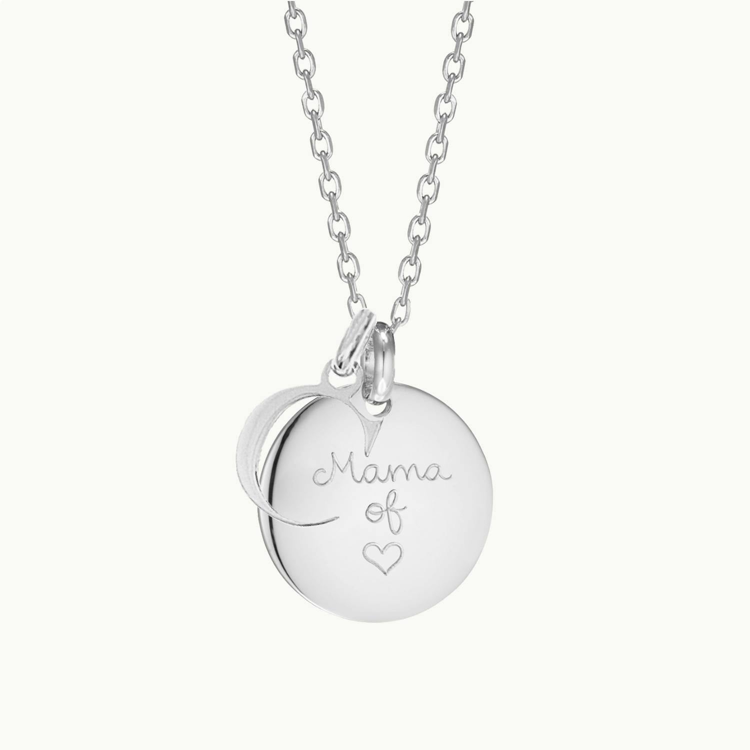 Personalized Alphabet Necklace, Silver Plated