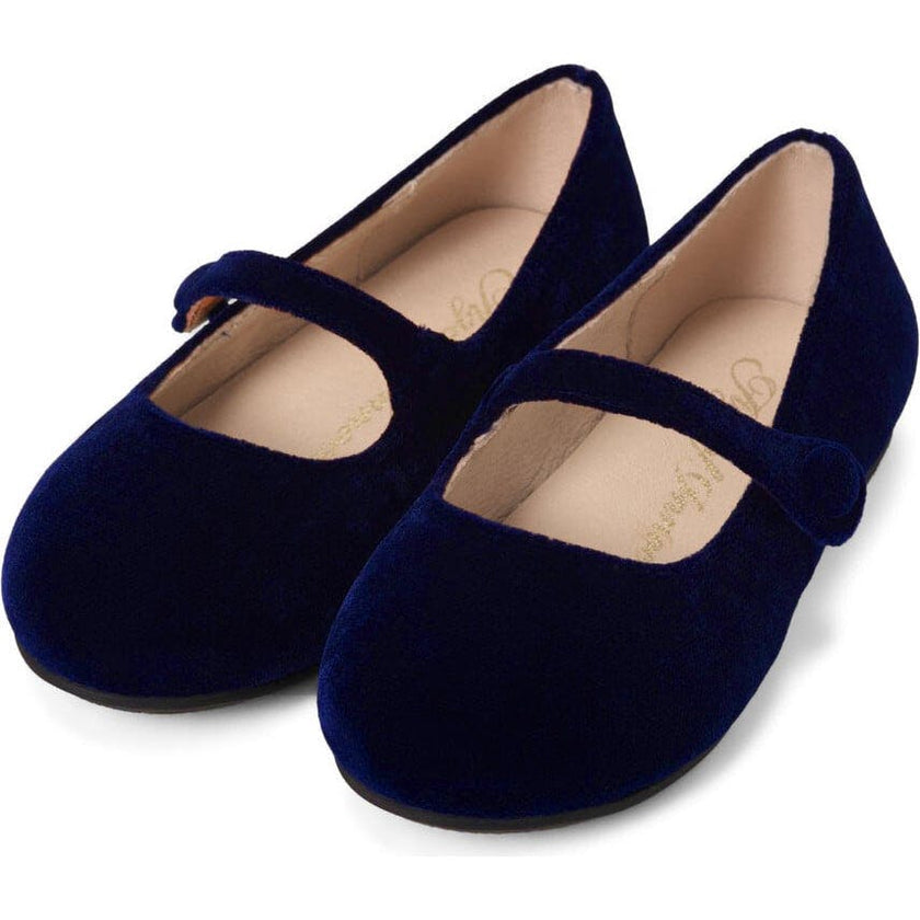 Elin Velvet Mary Janes