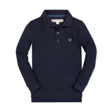 Organic Long Sleeve Pique Polo