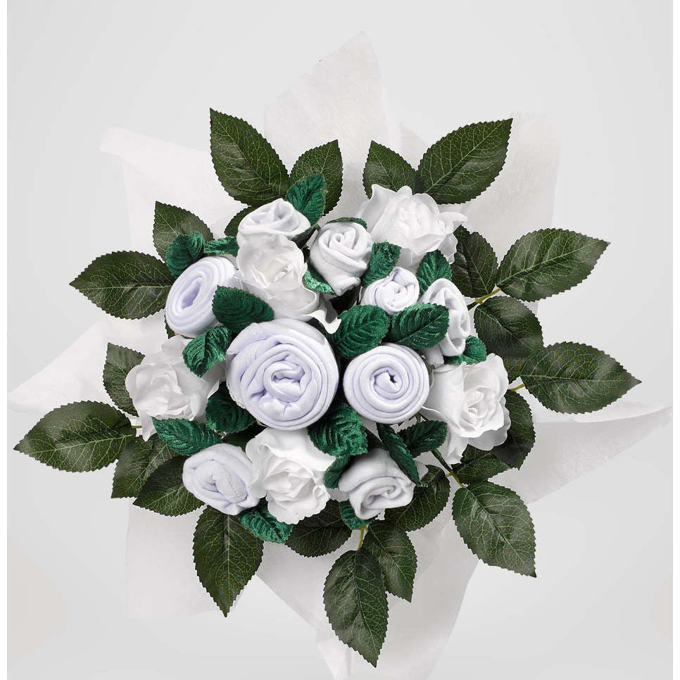 Hand Tied Baby Clothes Bouquet