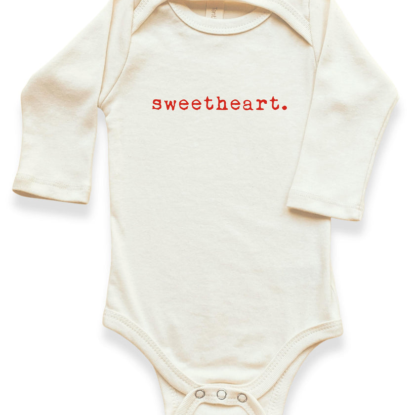 Sweetheart Organic Baby Bodysuit Long Sleeve