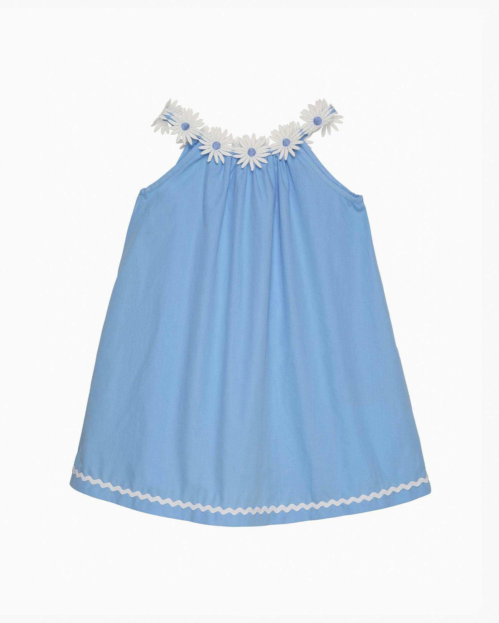 Daisy Sun Dress in Cornflower Blue