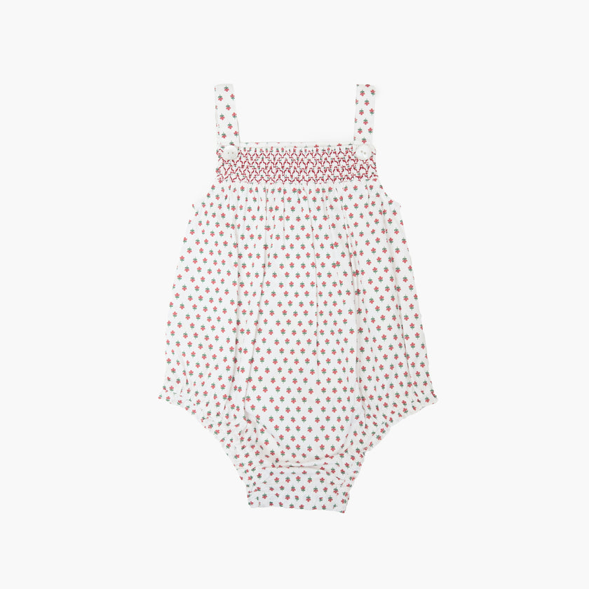 The Baby Arlo Bubble - White Poppy Half Drop