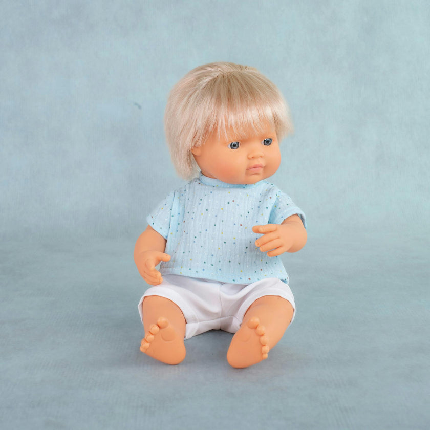 My Friends and Me Collection Baby Boy Doll with Blonde Hair - 15"