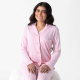 Blush Pink Bamboo Women's Pajama Set
