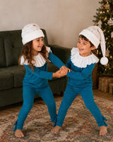 Jade Holiday Elf Pajama Costume- Christmas Gift for Kids - Cozy Cotton Stocking Stuffer