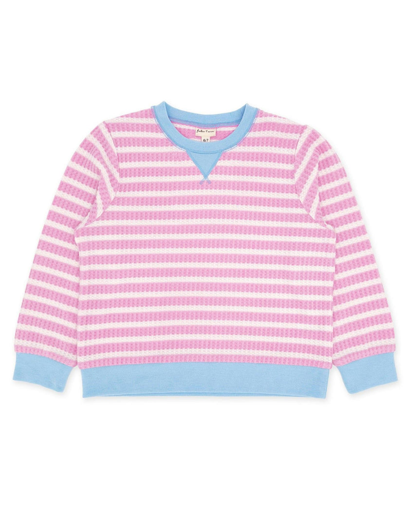Scout Stripe Top - Pink Gloss Thermal