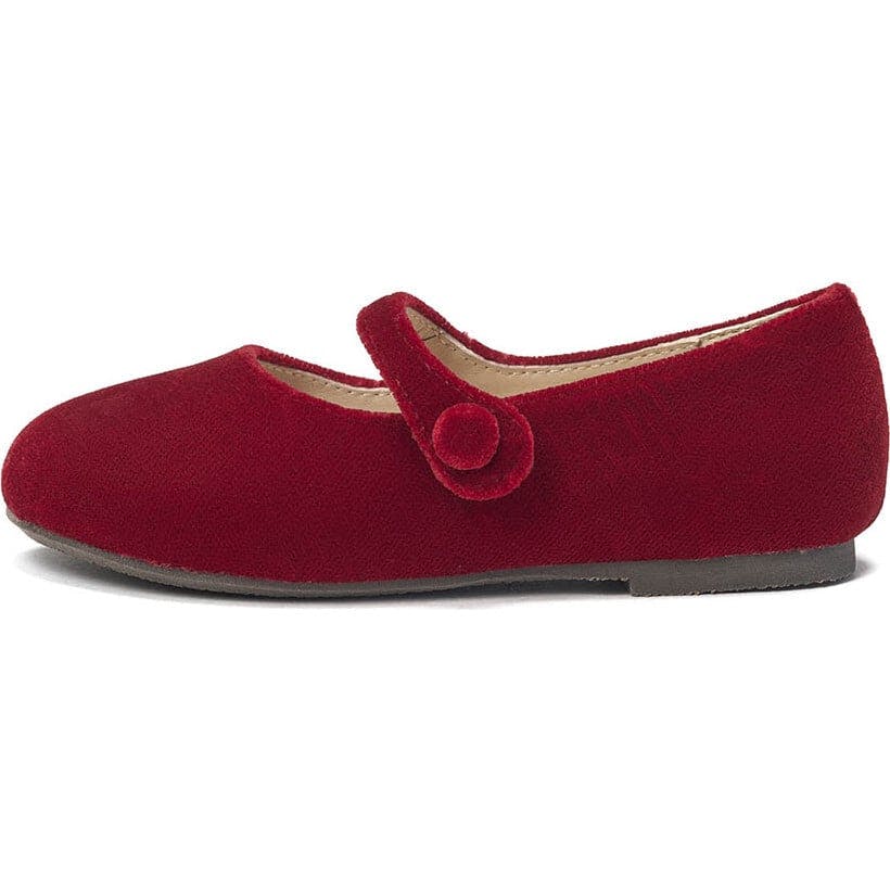 Elin Velvet Mary Janes