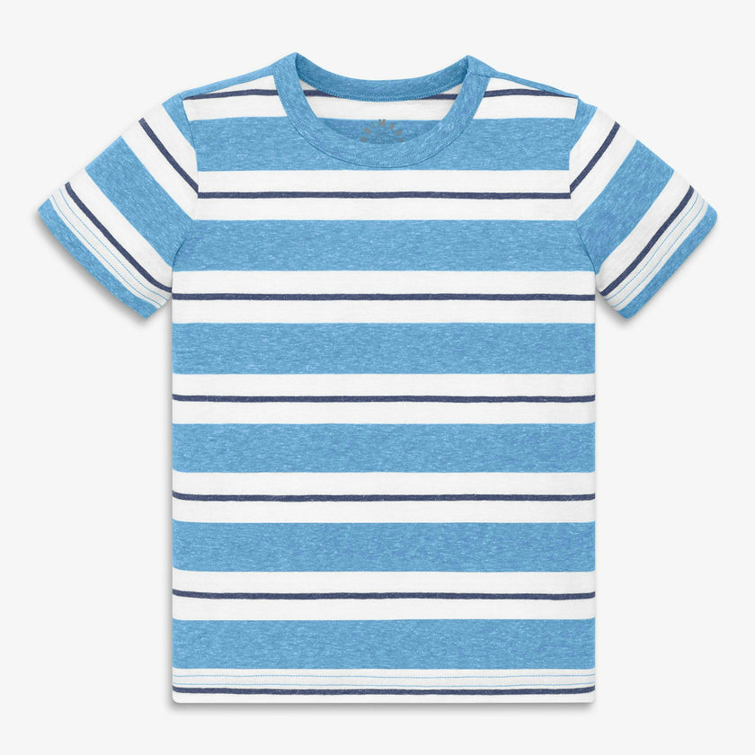 Kids heathered tee in multi stripe
