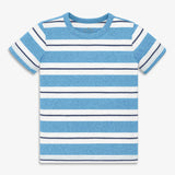Kids heathered tee in multi stripe