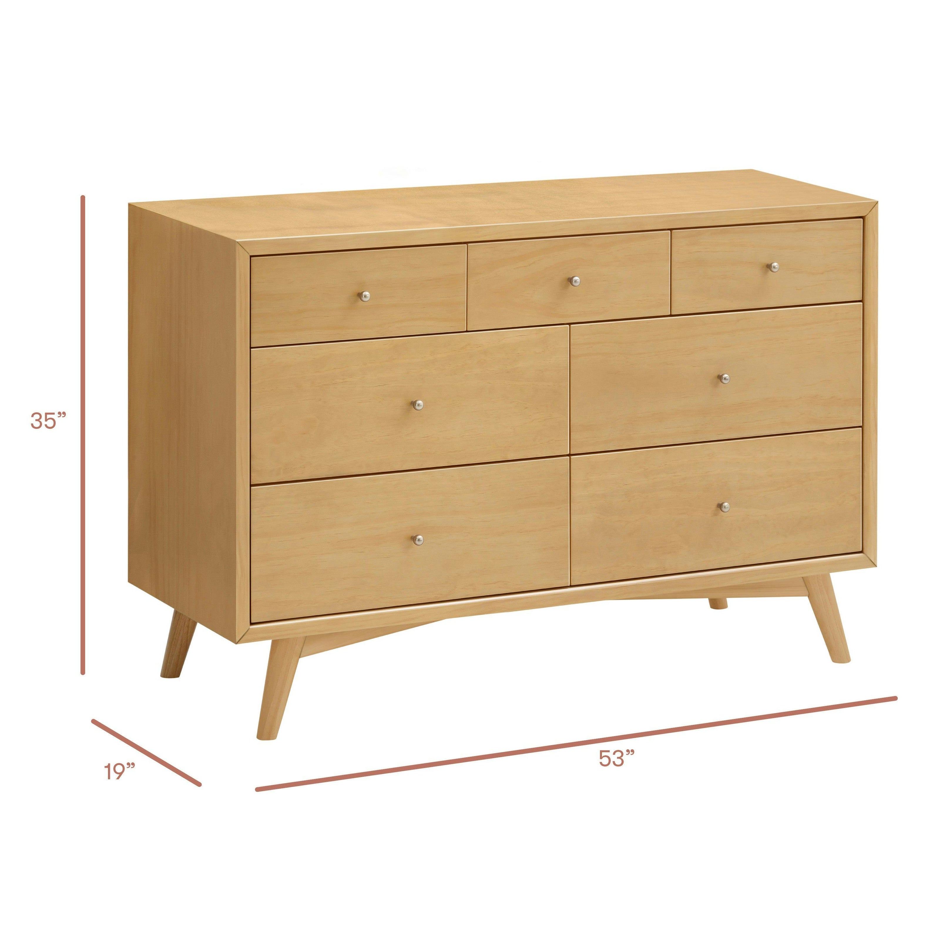 Babyletto Palma 7-Drawer Wide Assembled Dresser (53