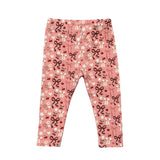Girls Basic Leggings in Cherry Hearts
