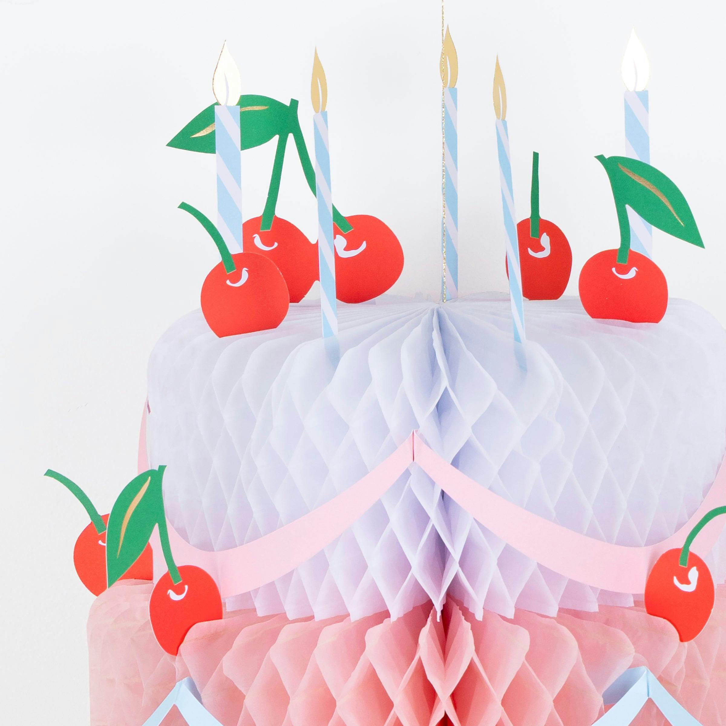 Honeycomb Birthday Cake Decoration