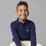 Organic Long Sleeve Pique Polo