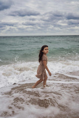 Beach Terry 3-Quarter Sleeve Dress