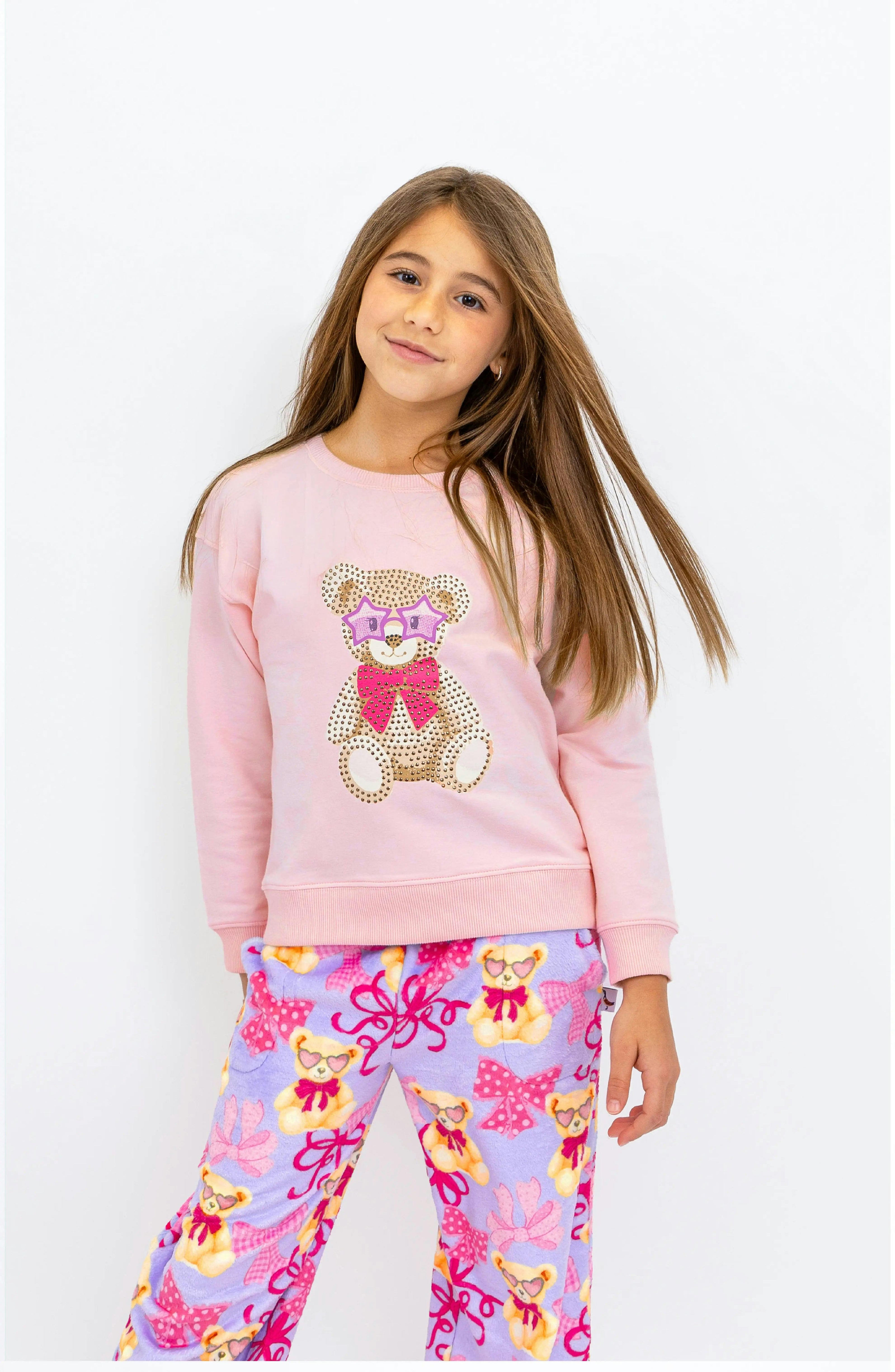 Rhinestone Bear Sweatshirt