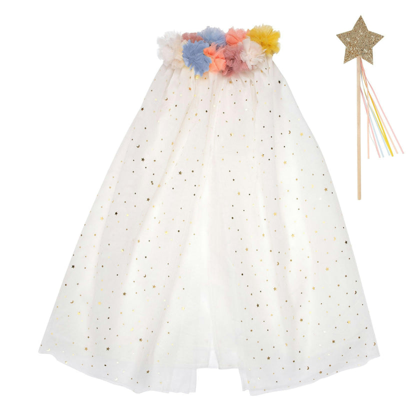 Pompom Collar Cape