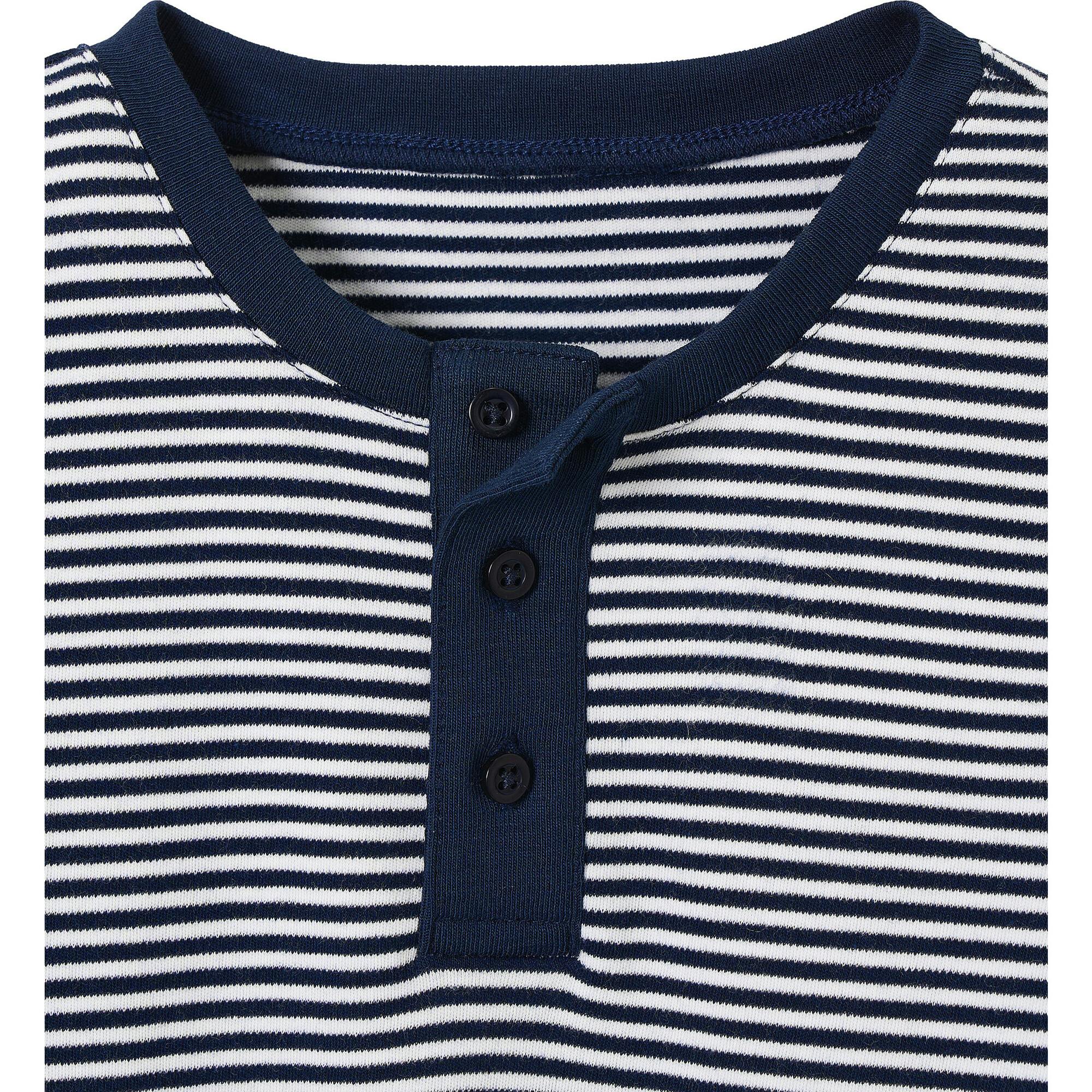 Kid's Pima Snug Fit Pajama Short Set in Pink Stripe