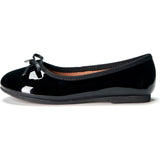 Fannie Glossy Leather Sweet Bow Ballet Flats