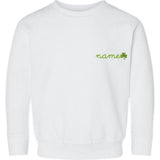 Baby + Kids Shamrock Embroidered Crewneck Fleece Personalized
