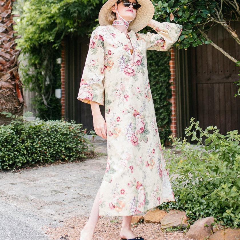 Wildflower Sun Hat (PreOrder Shipping June 15th) - Ivory Wide & Short Grosgrain Ribbon