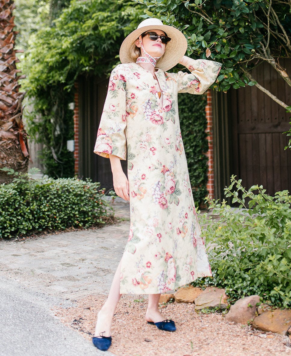 Wildflower Sun Hat (PreOrder Shipping June 15th) - Red Wide & Short Grosgrain Ribbon