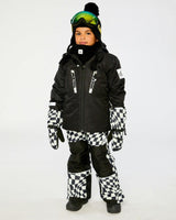 Two Piece Teknik Snowsuit Black And White