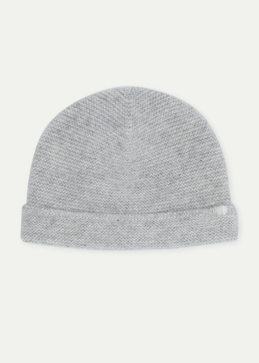 The Light Grey Noah Cashmere Baby Hat