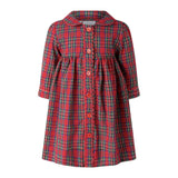 Tartan Button-Front Dress and Bloomers