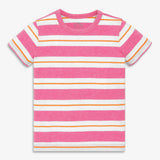 Kids heathered tee in multi stripe