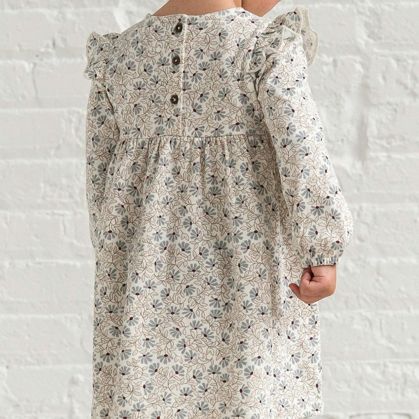 Mika Armhole Ruffle Long Sleeve Dress