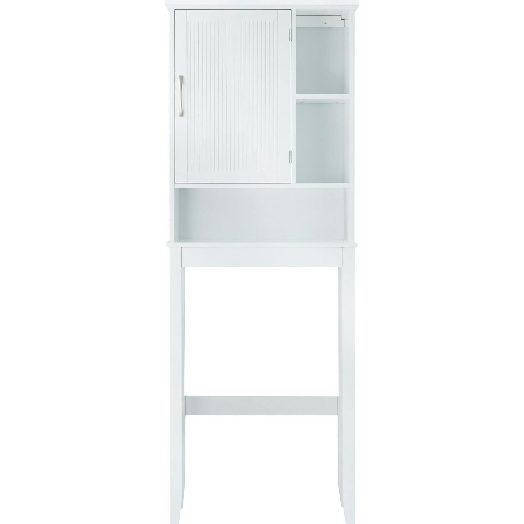 Newport Contemporary Wooden Over-the-Toilet Storage Cabinet with Shelves