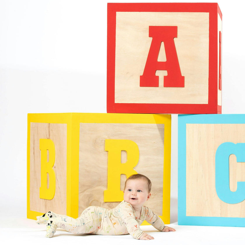 Dino ABC Bamboo Convertible Footie