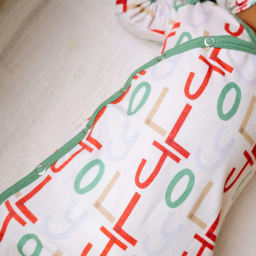 Newborn Knotted Gown - Jolly