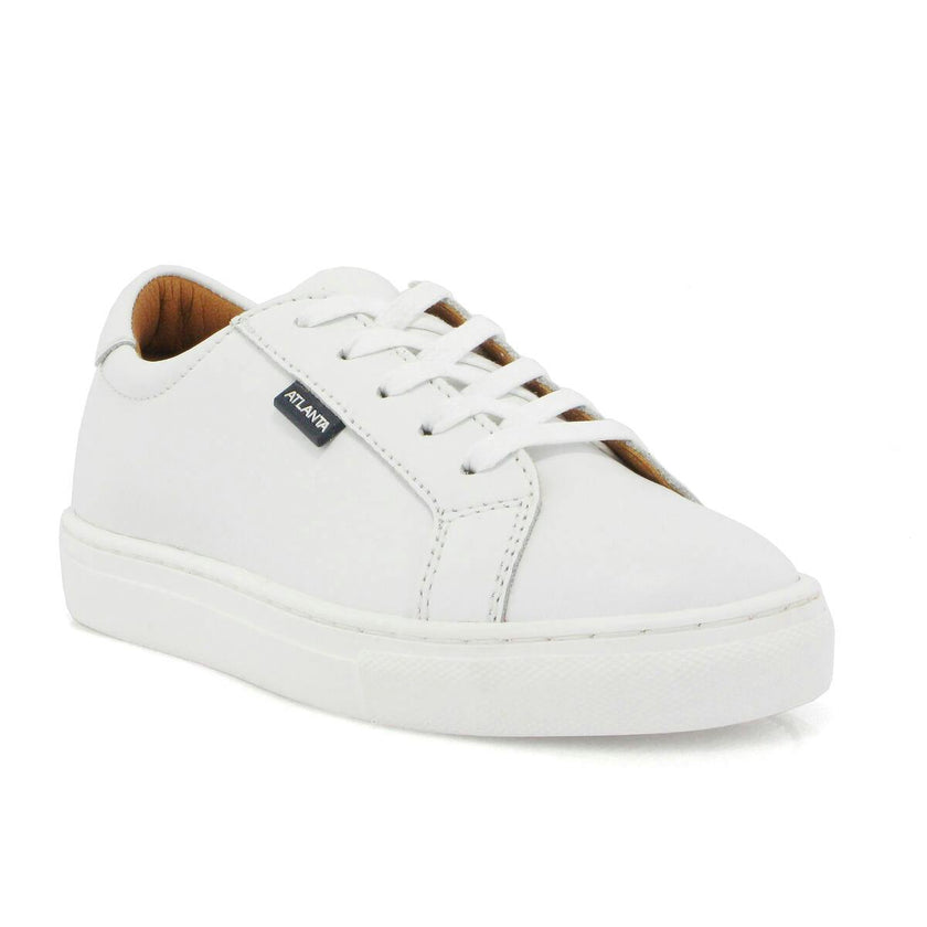 Laces Sneakers - white smooth