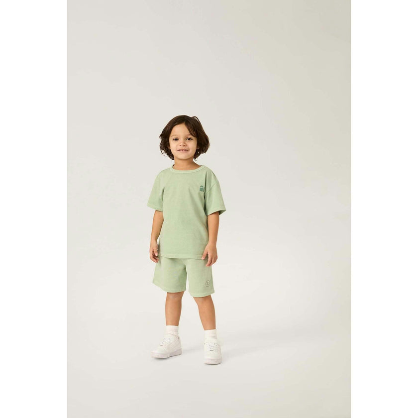 Earth Day Natural Dye Tee in Honeydew