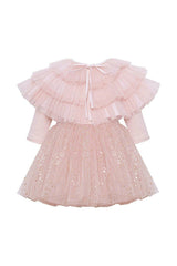Shiny Pink Dress Set