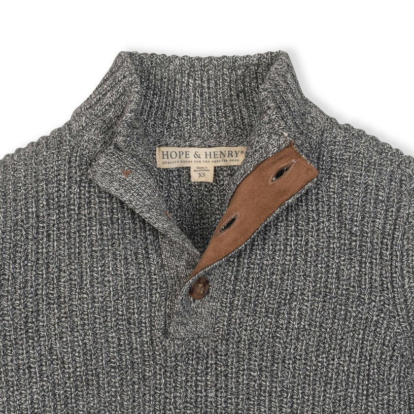 Organic Mock Neck Sweater