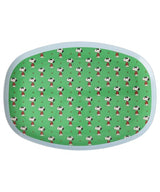 Rectangular Plate with Snoopy Print - Green -