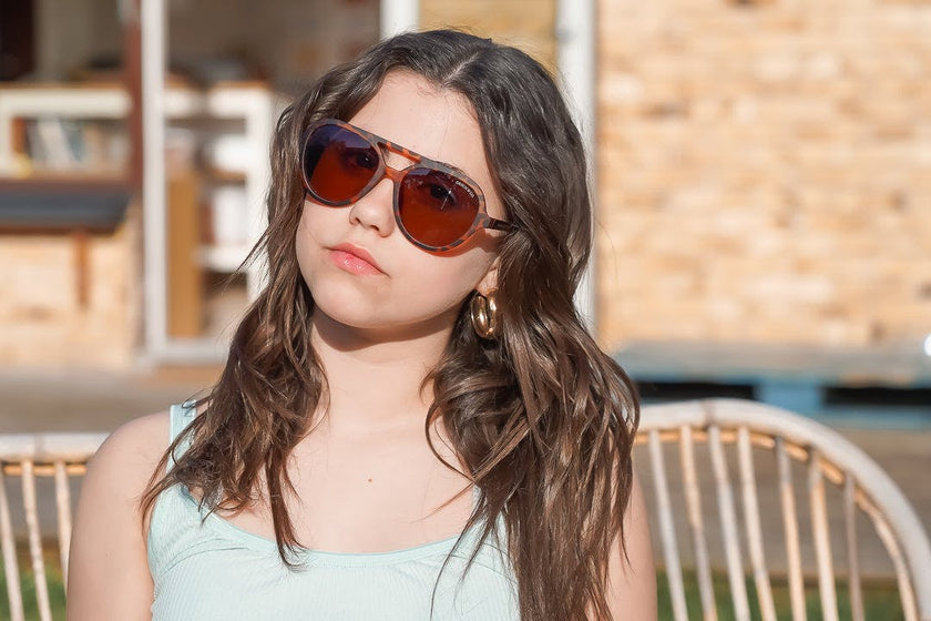 Aviator | Polarized Sunglasses | Teen | 9-14 Y | Tortoise