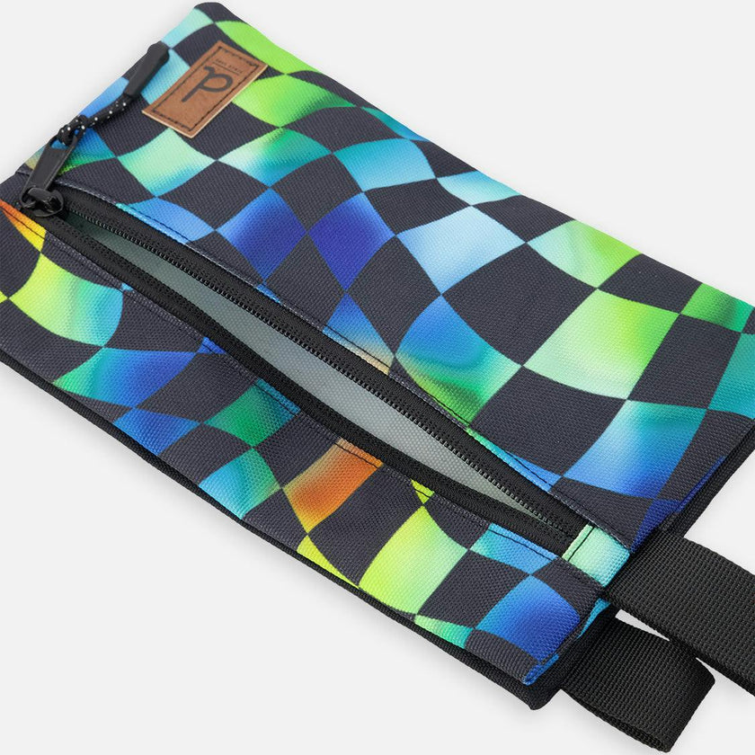 Little Boy Checkered Functional Compact Organized Pencil Case